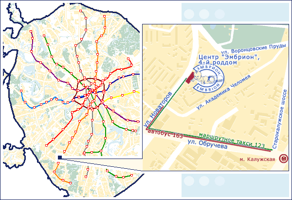 Location plan of our clinic